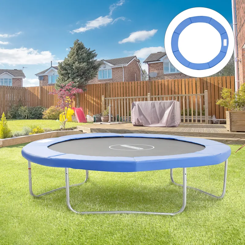 Cubierta de Protección Acolchada Borde de Seguridad para Trampolines Cama Elástica con Diámetro Ø305 cm Sin Aguj... - Ogal.Es