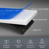 Cubierta de Protección Acolchada Borde de Seguridad para Trampolines Cama Elástica con Diámetro Ø305 cm Sin Aguj... - Ogal.Es
