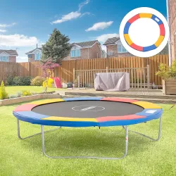 Cubierta de Protección Acolchada Borde de Seguridad para Trampolines Cama Elástica con Diámetro Ø305 cm Sin Aguj... - Ogal.Es