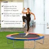 Cubierta de Protección Acolchada Borde de Seguridad para Trampolines Cama Elástica con Diámetro Ø305 cm Sin Aguj... - Ogal.Es
