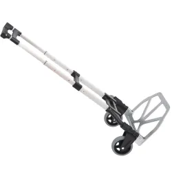 Carretilla Plegable de Aleación de Aluminio con 2 Ruedas Carga 70 kg Carretilla de Mano Portátil con Mango Exten... - Ogal.Es