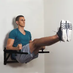 Barra de Musculación para Pared Estación de Fondos con Brazos Ajustables para hacer Dominadas Flexiones en Casa ... - Ogal.Es