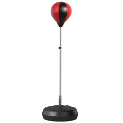 Saco de Boxeo de Pie Punching Ball con Altura Ajustable de 4 Niveles en 126-144 cm Base Rellenable de Agua o Are... - Ogal.Es
