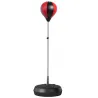 Saco de Boxeo de Pie Punching Ball con Altura Ajustable de 4 Niveles en 126-144 cm Base Rellenable de Agua o Are... - Ogal.Es