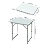 Mesa Plegable de Picnic como una maleta para playa camping 60x45x64cm Aluminio Altura Ajustable - Ogal.Es