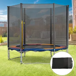 Red de Seguridad de Reemplazo para Trampolín Ø305 cm con Puerta con Cremallera para 6 Postes Rectos Ø305x180 cm ... - Ogal.Es