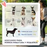 Carrito para Perros Pequeños con Toldo Ajustable Cesta de Almacenaje Portavasos y 2 Ruedas Universales 75x45x97 ... - Ogal.Es