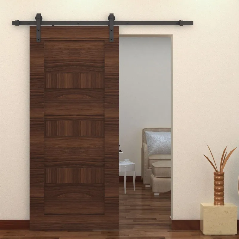 200 cm Herraje para Puerta Corredera de Madera Kit de Accesorios Guía de Riel con Tornillos Carga Máx. 90 kg Ace... - Ogal.Es