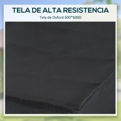 Remolque de Bicicleta 40 kg de Tela Oxford con Reflectores y Estructura de Acero 144x59x80 cm Negro - Ogal.Es