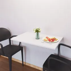 Mesa Plegable de Pared Mesa Abatible de Pared de Madera Ahorra Espacio para Cocina Comedor Dormitorio 60x40x20 c... - Ogal.Es