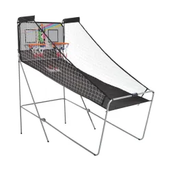 Juego de Canastas Plegable, Máquina de Baloncesto Juguete Contador y Marcador Electrónico, con Soporete de Acero... - Ogal.Es