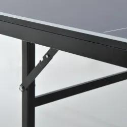 Mesa de Ping Pong Plegable con Red 152.5x274x76cm Tenis de Mesa y Material de Acero y MDF en Color Azul - Ogal.Es