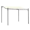Cenador de Jardín 3x3 m Pérgola con Toldo y 16 Orificios de Drenaje para Patio Terraza Metal y Poliéster 180 g/m... - Ogal.Es