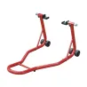 Caballete de Moto Soporte Posterior Universal Portátil y Móvil Tipo Elevador de Acero con 2 Horquillas y Ruedas ... - Ogal.Es
