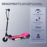 Patinete Eléctrico Plegable para Niños y Adolescentes de +7 Años con Manillar Ajustable en Altura 78x37x87-95 cm... - Ogal.Es