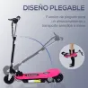 Patinete Eléctrico Plegable para Niños y Adolescentes de +7 Años con Manillar Ajustable en Altura 78x37x87-95 cm... - Ogal.Es