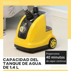 Plancha de Vapor con Depósito de 1,4?L y Temperatura Ajustable a 11 Niveles Calentamiento Rápido de 38 Segundos ... - Ogal.Es