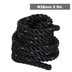 Cuerda de Batalla Ø38 mm Longitud 9 m Battle Rope Formación Battling Power Cuerda Ejercicio Fitness Deporte Poli... - Ogal.Es
