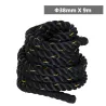 Cuerda de Batalla Ø38 mm Longitud 9 m Battle Rope Formación Battling Power Cuerda Ejercicio Fitness Deporte Poli... - Ogal.Es