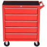 Caja Taller Carro de Herramientas con Ruedas Cerradura tipo Mueble de Almacenamiento para Taller Garaje y Hogar ... - Ogal.Es