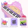 Teclado Electrónico Infantil 32 Teclas Juguete Musical Piano Infantil Piano para Niños con Micrófono Taburete Lu... - Ogal.Es