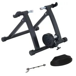 Rodillo de Bicicleta Entrenamiento Plegable con Resistencia Magnética para Ruedas de 26-28 Pulgadas Soporte Entr... - Ogal.Es