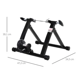 Rodillo de Bicicleta Entrenamiento Plegable con Resistencia Magnética para Ruedas de 26-28 Pulgadas Soporte Entr... - Ogal.Es