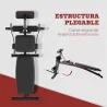 Banco de Musculación Plegable, Banco de Pesas, Respaldo Inclinable 7 Niveles, Extensión de Pierna, Cojín de Pred... - Ogal.Es