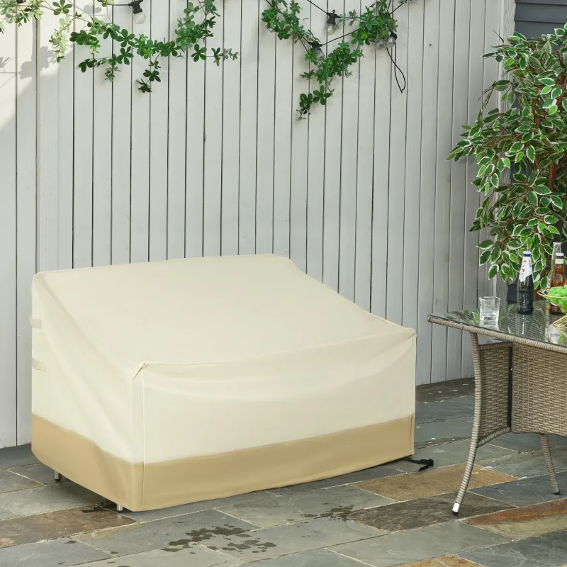 Funda Protectora para Banco 2-3 Plaza Cubierta de Muebles Impermeable Exterior Jardín Protección contra Lluvia y... - Ogal.Es