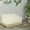 Funda Protectora para Banco 2-3 Plaza Cubierta de Muebles Impermeable Exterior Jardín Protección contra Lluvia y... - Ogal.Es