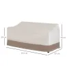Funda Protectora para Banco 2-3 Plaza Cubierta de Muebles Impermeable Exterior Jardín Protección contra Lluvia y... - Ogal.Es