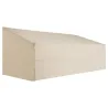 Funda Biege Impermeable para Banco 3 Plazas 218x111x101 cm Cubierta para Sofá o Mueble de Jardín - Ogal.Es