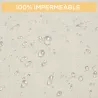 Funda Biege Impermeable para Banco 3 Plazas 218x111x101 cm Cubierta para Sofá o Mueble de Jardín - Ogal.Es