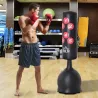 Saco de Boxeo de Pie 165 cm con Base Rellenable de Agua 22,5 kg o Arena 27,5 kg y Ventosas de Goma para Adultos ... - Ogal.Es