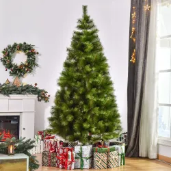 Árbol de Navidad 210cm, Artificial Árbol de Pino, Decoración Navideña, con Soporte Metálico, 505 Ramas con Punta... - Ogal.Es