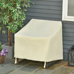 Funda Protectora para Muebles de Jardín 68x87x77cm Funda de Tela Oxford 600D Impermeable para Patio Terraza Colo... - Ogal.Es