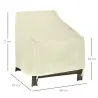 Funda Protectora para Muebles de Jardín 68x87x77cm Funda de Tela Oxford 600D Impermeable para Patio Terraza Colo... - Ogal.Es