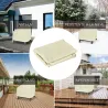 Funda Protectora para Muebles de Jardín 68x87x77cm Funda de Tela Oxford 600D Impermeable para Patio Terraza Colo... - Ogal.Es