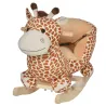 Caballito Balancín Infantil en Forma de Jirafa de Felpa para Bebés 18-36 Meses con Sonido y Cinturón 60x33x45 cm... - Ogal.Es