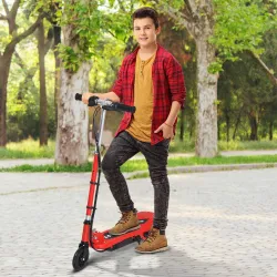 Patinete Eléctrico para Niños de +7 Años Scooter Plegable con Altura Ajustable Batería Recargable 24V Velocidad ... - Ogal.Es