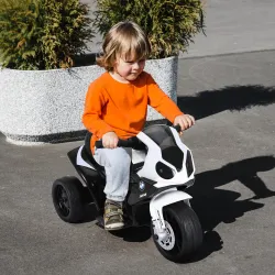 Moto Eléctrica para Niños de 18-36 Meses con Licencia BMW S1000RR con Velocidad 2,5 km/h Carga 20 kg 66x37x44 cm... - Ogal.Es