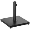 Base para Sombrilla Ajustable 40x40x43 cm de 13 kg Pie de Parasol Cuadrado Relleno de Cemento para Mástil de 35/... - Ogal.Es