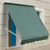 Toldo Manual Retráctil de Aluminio Toldo para Exterior Toldo de Balcón Ángulo Ajustable Impermeable Anti-UV Tela... - Ogal.Es