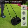 Rodillo de Césped de Jardín Apisonadora de Césped de Acero 30L Llena de Agua o Arena Medida de Rodillo ?32x40cm ... - Ogal.Es