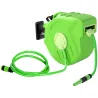Carrete para Manguera 15M+1,5M Soporte Mural Portamanguera Roll-up Automático Giratorio 180° con Pistola de Pulv... - Ogal.Es