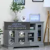 Lámpara Antimosquitos Eléctrico 30W Mata Mosquitos Eléctrico con Luz UV Efecto 60 m² 48,5x8,5x26,5 cm Gris - Ogal.Es