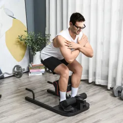3-en-1 Máquina Equipo de Sentadilla para Ejercicios Abdominales Tablero Supino Multifuncional Máquina de Piernas... - Ogal.Es