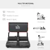 3-en-1 Máquina Equipo de Sentadilla para Ejercicios Abdominales Tablero Supino Multifuncional Máquina de Piernas... - Ogal.Es