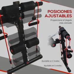 Banco de Abdominales Altura Ajustable Banco de Musculación Multifuncional para Fitness Entrenamiento de Espalda ... - Ogal.Es