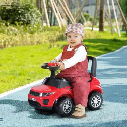 Quad Correpasillos Niño 1-3 Años Coche sin Pedales para Bebé Juguete Andador Estilo Carrera con Orador Volante C... - Ogal.Es